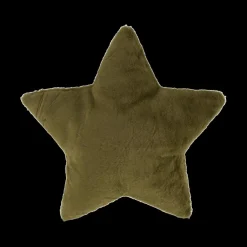 Kussen TYCHO Ster Furry Poly Groen