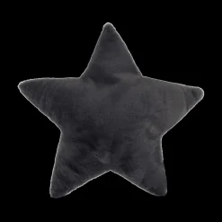 Kussen TYCHO Ster Furry Poly Grijs