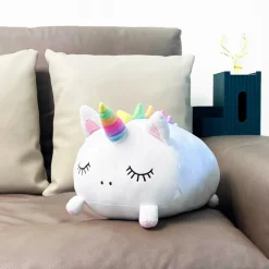 Kussen UNICORN Wit/Roze