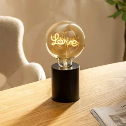 Lamp Deco LOVE Amber