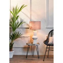 Lampvoet AYLA L Ker. Creme