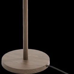 Lampvoet WASHINGTON Vloerlamp Houtlook Donkerbruin