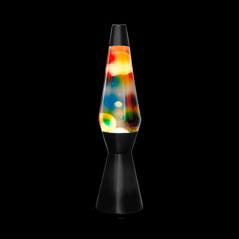Lavalamp LAVIA Multicolor Voet Zwart