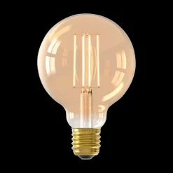 LED Lamp W.FILAM. BOL E27-4.5W Goud