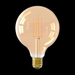 LED Lamp W.FILAM. BOL E27-4.5W Goud