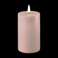 LED-Kaars LYS 7,5 x 12,5 Rose