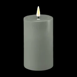 LED-Kaars LYS 7,5 x 12,5 Salvie Green