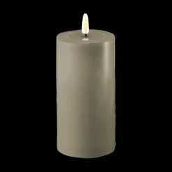 LED-Kaars LYS 7,5 x 15 Sand