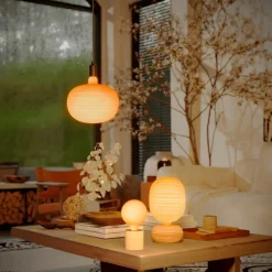 LED-Lamp PAPYRUS Globe Wit