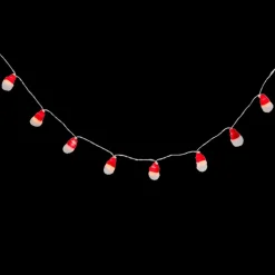 Lichtslinger MUTSI Kerstmutsjes Wit/Rood