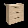 Luierplank voor op commode BABETTE Eik 90x75
