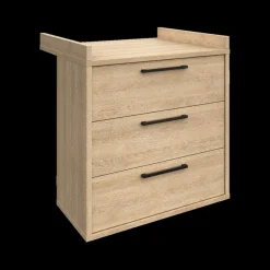 Luierplank voor op commode BABETTE Eik 90x75