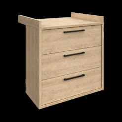 Luierplank voor op commode BABETTE Eik 90x75