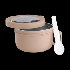 Lunchbox MYLLE Rond M/Lepel Ass.