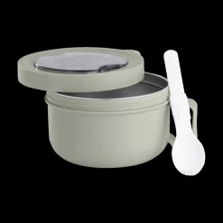 Lunchbox MYLLE Rond M/Lepel Ass.