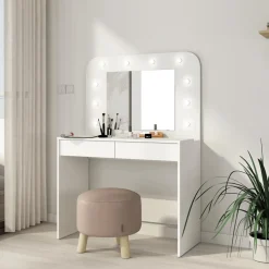 Make-uptafel MARIT Wit