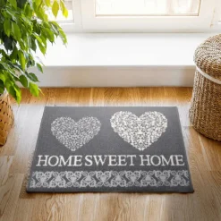 Mat HOME SWEET HOME 80 Grijs