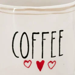 Mok ENJOY/COFFEE Wit/Zwart Ass.