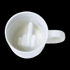 Mok MIDDLE FINGER 3D Ker. Wit