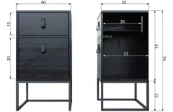 Nachtkastje BABS Zwart