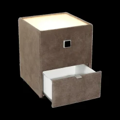 Nachttafel ASTEN Microvezel 411/09 Bruin