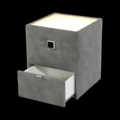 Nachttafel ASTEN Microvezel 411/19 Grijs