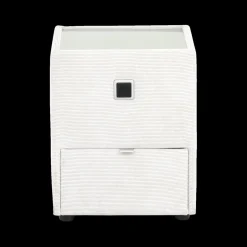 Nachttafel ASTEN Ribfluweel 427/07 Beige