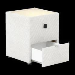 Nachttafel ASTEN Ribfluweel 427/07 Beige