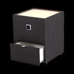 Nachttafel ASTEN Stof 466/09 Antraciet