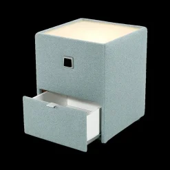 Nachttafel ASTEN Stof 474/03 Turquoise