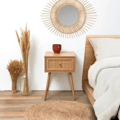 Nachttafel CANNA Naturel