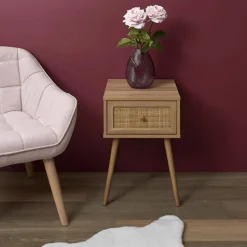 Nachttafel CANNA Naturel