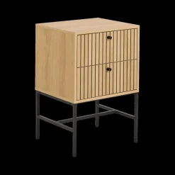 Nachttafel FIEBE 2L Decor Eik B46