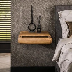 Nachttafel FRANKIE 1L B45 Hangend Massief Mango