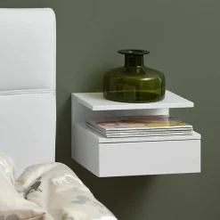 Nachttafel Hangend FREYDIS Wit