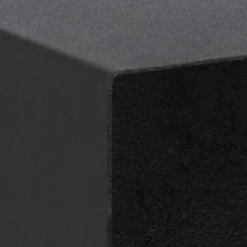 Nachttafel Hangend MAYRA Zwart metaal/bamboe