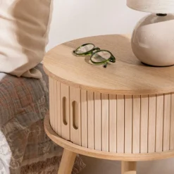 Nachttafel NISIOS Rond Crème