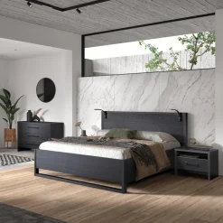 Nachttafel WATFORD Nox Zwart