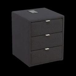 Nachttafel WEERT Chenille Antraciet