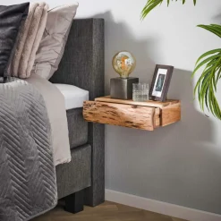 Nachttafelset Hangend ISALIE Massief Acacia