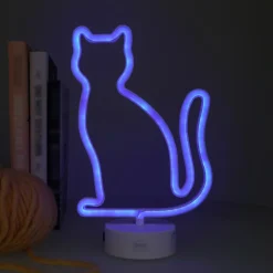 Neon Effect Led Lamp Kitty