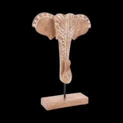 Olifant OLKOZ Hoofd Op Staander Mango