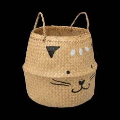 Opbergmand KATZY Kat Rond Naturel