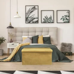 Opbergpouf FLIRAX Rechthoek Oker