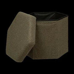 Opbergpouf HEXIO kaki