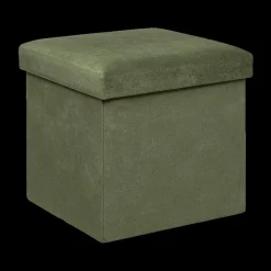 Opbergpouf LILORA Vk. Kaki