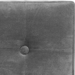 Opbergpouf LYSANDRA VK Velv. Grijs