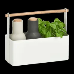 Organiser WHIRT Rh. Met. Wit/Bamboe