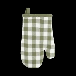 Ovenwant GINSHA Ruit Olijfgroen