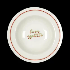 Pastabord ITALIEN Wit/Rood/Groen Ass.